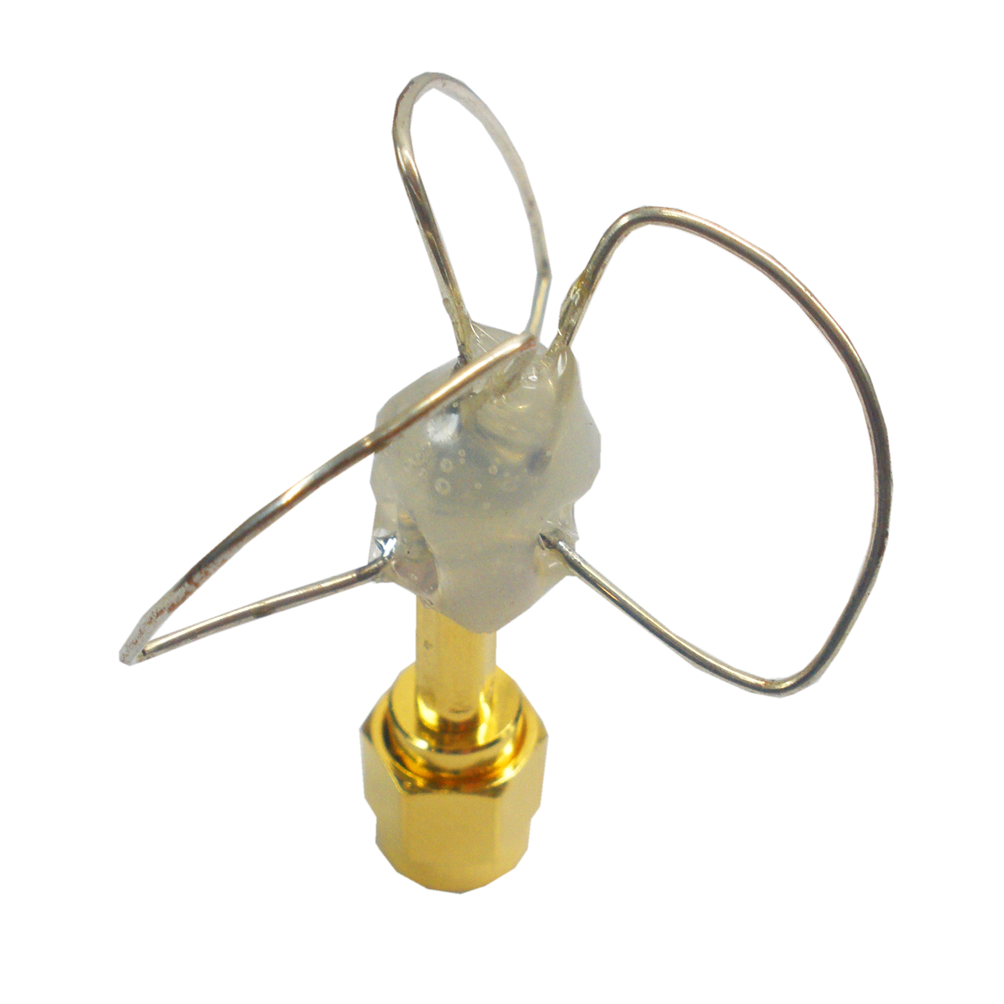 FPV ANTENNAS 5.8 GHz Circular Polarized Antenna Silver Plated SMA